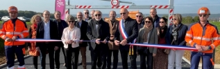 Inauguration de l'aire de covoiturage de Fénay